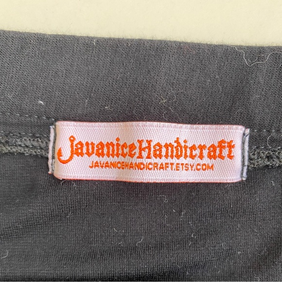 A line diagonal detail black skirt Small - Picture 4 of 4